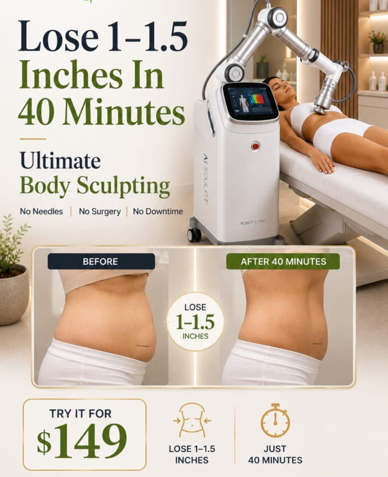 Maryland Trim Clinic body-sculpting treatment offer
